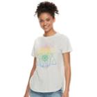 Juniors' Modern Lux Hamsa Hand Graphic Tee, Teens, Size: Medium, White