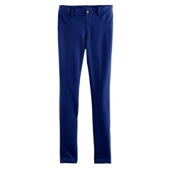 Girls 7-16 & Plus Size So&reg; Knit Jegging, Size: 10, Blue