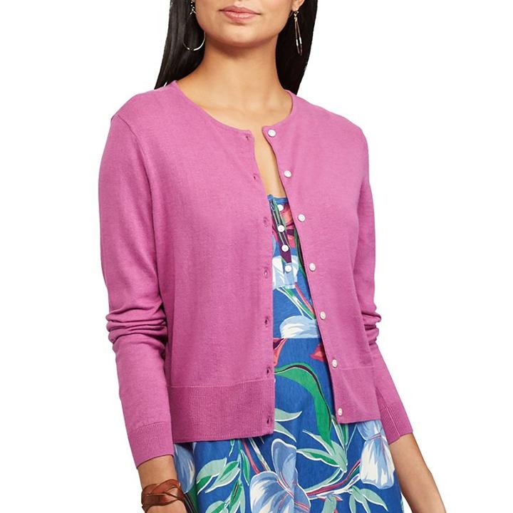 Women's Chaps Button-front Cardigan, Size: Xs, Blue