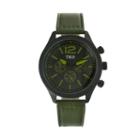 Tko Orlogi Men's Leather Watch, Green