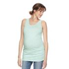 Maternity A:glow Ruched Tank, Women's, Size: Xl-mat, Brt Blue