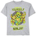 Boys 4-7 Teenage Mutant Ninja Turtle Always Be Yourself Tee, Boy's, Size: 4, Med Grey