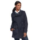 Women's Weathercast Hooded Performance Anorak Jacket, Size: Small, Blue (navy)