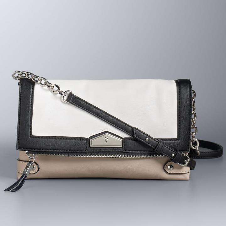 Simply Vera Vera Wang Palvee Crossbody Bag, Women's, White