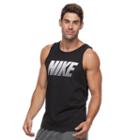 Men's Nike Dri-fit Tank, Size: Xl, Grey (charcoal)