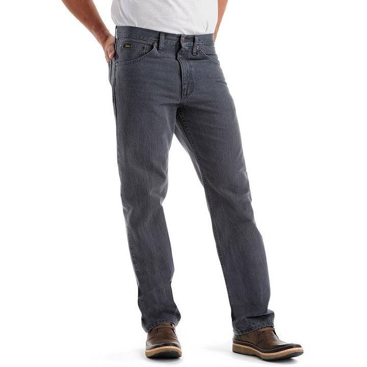Men's Lee Regular Fit Straight Leg Jeans, Size: 42x34, Blue