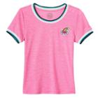 Girls 7-16 So&reg; Embroidered Skinny Tee, Girl's, Size: 7-8, Brt Pink