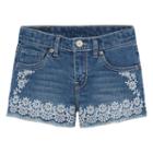 Girls 7-16 Levi's Novelty Shortie Shorts, Girl's, Size: 16, Med Blue