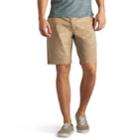 Men's Lee Walker Flat-front Shorts, Size: 40, Lt Brown