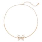 Lc Lauren Conrad Butterfly Collar Necklace, Women's, Gold
