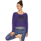 Women's Gaiam Reveal Graphic Top, Size: Large, Purple