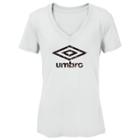 Women's Umbro Crackle Logo Graphic Tee, Size: Large, White