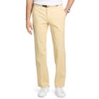 Men's Izod Straight-fit Performance Plus Flat-front Chino Pants, Size: 40x32, Med Yellow