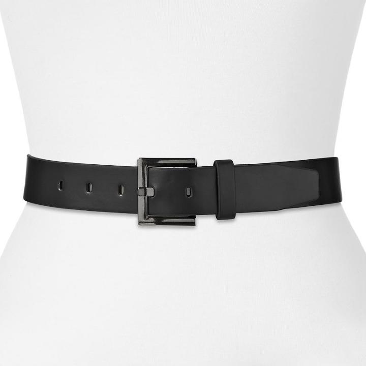 Apt. 9&reg; Square-buckle Belt, Women's, Size: Large, Black