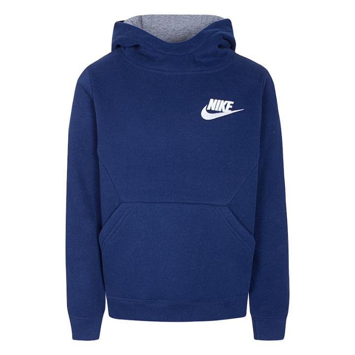 Boys 4-7 Nike Club Fleece Pullover Hoodie, Size: 5, Dark Blue