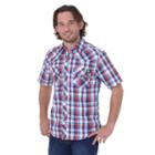 Big & Tall Dickies Western Plaid Button-down Shirt, Men's, Size: Xxl Tall, Red