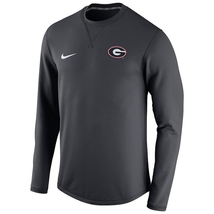 Men's Nike Georgia Bulldogs Modern Waffle Fleece Sweatshirt, Size: Small, Ovrfl Oth