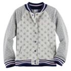 Disney's Minnie Mouse Toddler Girl Raglan Bomber Jacket By Jumping Beans&reg;, Size: 3t, Light Grey