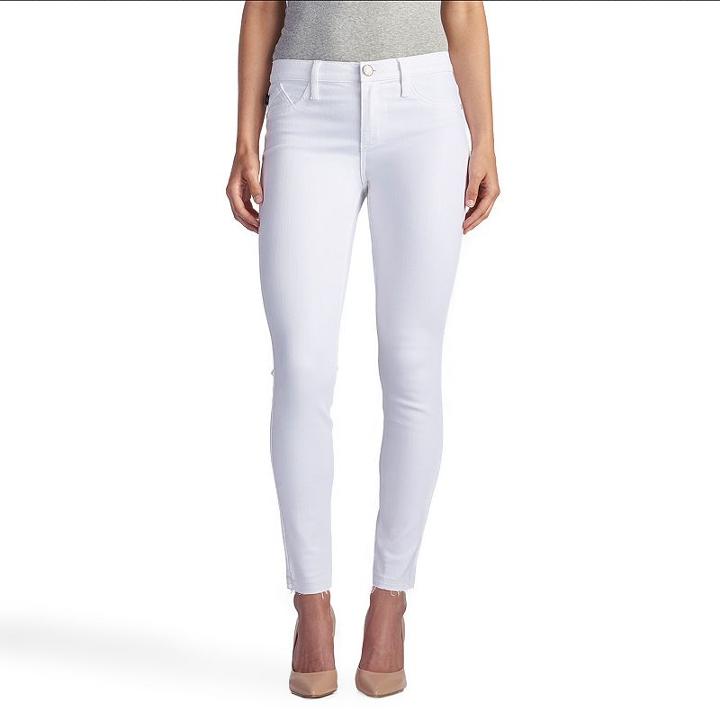 Women's Rock & Republic&reg; Kashmiere Release Hem Jean Leggings, Size: 16 Avg/reg, White
