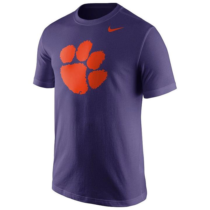 Men's Nike Clemson Tigers Logo Tee, Size: Xxl, Ovrfl Oth