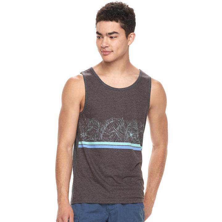Men's Urban Pipeline&reg; Graphic Tank, Size: Medium, Black