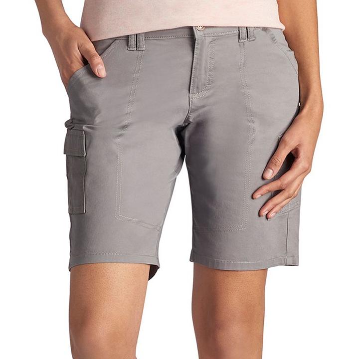Women's Lee Henley Bermuda Shorts, Size: 18 Avg/reg, Med Grey