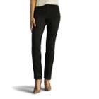 Women's Lee Motion Power Hours Ponte Dress Pants, Size: 12 Avg/reg, Black