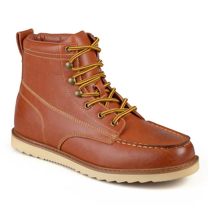 Vance Co. Wyatt Men's Work Boots, Size: Medium (8), Brown