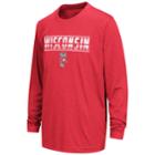 Boys 8-20 Wisconsin Badgers Drone Tee, Size: S(8/10), Med Red