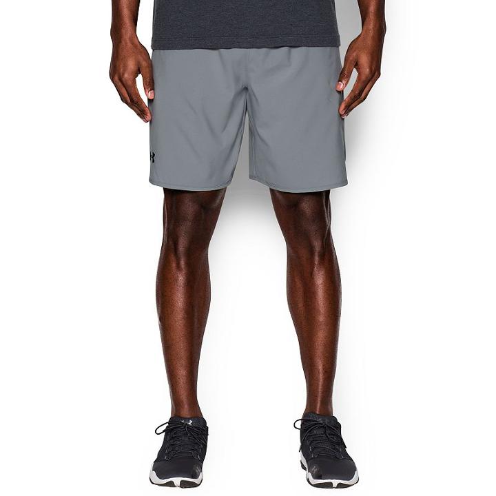 Men's Under Armour Qualifier Shorts, Size: Large, Med Grey