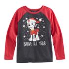 Boys 4-10 Jumping Beans&reg; Paw Patrol Marshall Brave All Year Raglan, Size: 8, Dark Grey