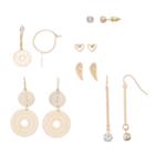 Mudd&reg; 6 Pair Lattice Earrings, Women's, Gold