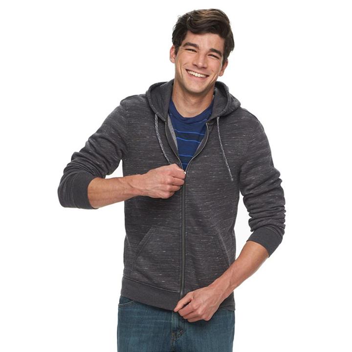 Big & Tall Urban Pipeline&reg; Marbled Hoodie, Men's, Size: Xl Tall, Grey