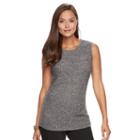 Women's Dana Buchman Sleeveless Sweater, Size: Xl, Black