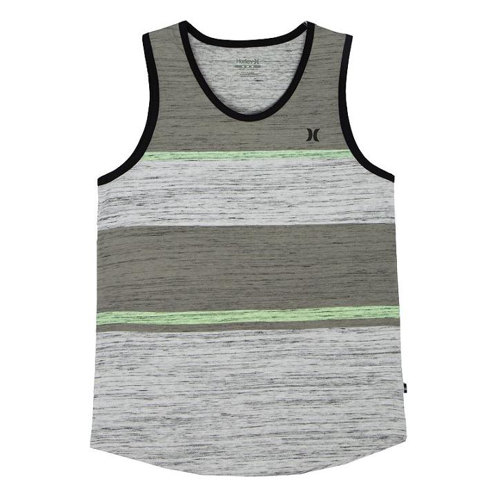 Boys 8-20 Hurley Playa Striped Tank, Boy's, Size: Medium, White
