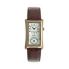 Peugeot Vintage Gold Tone Leather Watch - 2038g - Men, Brown
