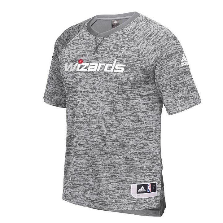 Men's Adidas Washington Wizards On Court Shooter Tee, Size: Xl, Grey