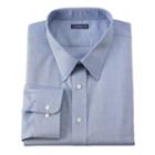 Big & Tall Croft & Barrow&reg; No Iron Point-collar Button-down Dress Shirt, Men's, Size: 18 36/7b, Blue