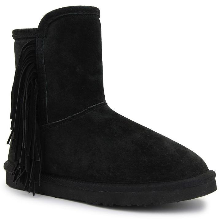 Lamo Sellas Women's Water-resistant Boots, Girl's, Size: 8, Black