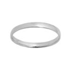 Sterling Silver Wedding Ring, Men's, Size: 7.50