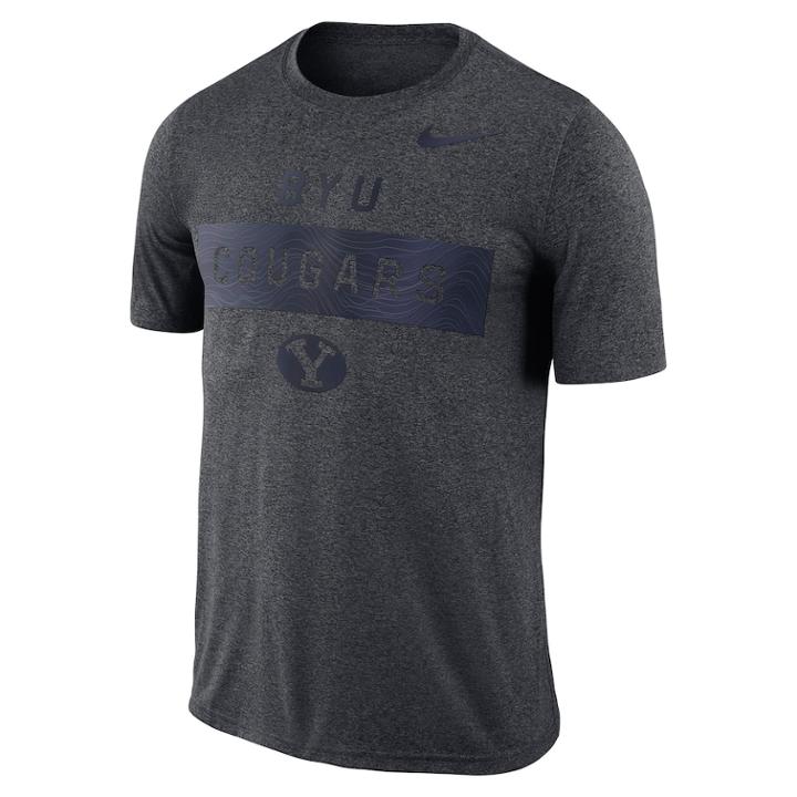 Men's Nike Byu Cougars Banner Legend Tee, Size: Large, Char