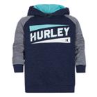 Boys 4-7 Hurley Raglan Fleece Pullover Hoodie, Size: 4, Turquoise/blue (turq/aqua)