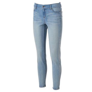 Women's Juicy Couture Foiled Skinny Jeans, Size: 14, Blue Other