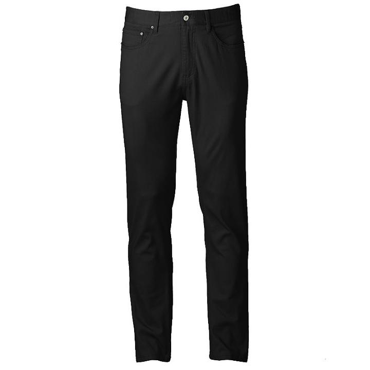 Men's Plugg 5-pocket Stretch Twill Comfort Flex Waistband Pants, Size: 32x34, Oxford