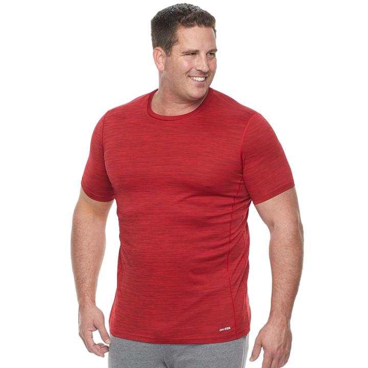 Big & Tall Tek Gear&reg; Core Performance Tee, Men's, Size: Xxl Tall, Med Red