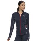 Women's Fila Sport&reg; Long Sleeve Track Jacket, Size: Large, Blue (navy)