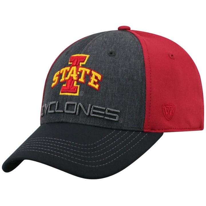 Adult Top Of The World Iowa State Cyclones Reach Cap, Men's, Med Grey