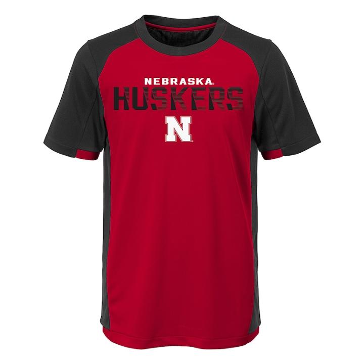 Boys 8-20 Nebraska Cornhuskers Circuit Breaker Tee, Size: M 10-12, Dark Red