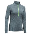 Women's Under Armour Tech 1/2 Zip Top, Size: Large, Brown Over