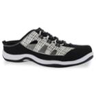 Easy Street Sport Barbara Women's Print Clogs, Size: Medium (6.5), Black Snake